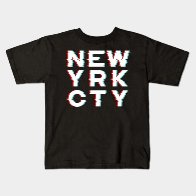 New york city NYC- brooklyn,staten island,manhattan,queens,bronx Kids T-Shirt by Frispa